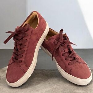 Greats suede Maroon Luxury Sneakers